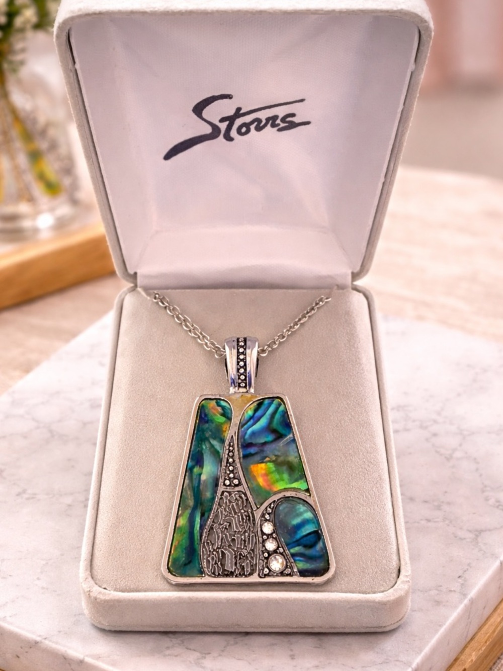 Rare Wild Pearle Abalone Shell Aboriginal Necklace